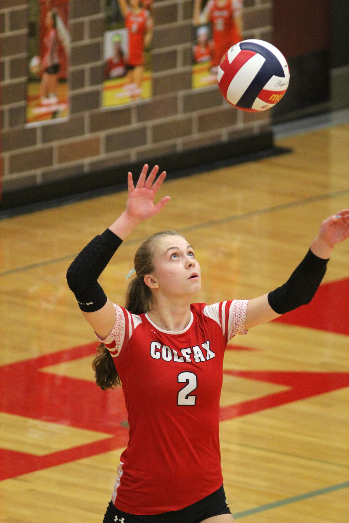 Cameron at Colfax volleyball regionals 10-24-19